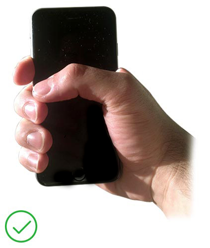 Impugna saldamente il tuo iPhone