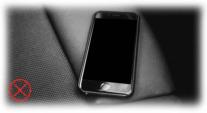 Non lasciare mai l'iPhone sui sedili della tua automobile